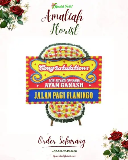 Sewa Papan Bunga Sirah Pulau Padang